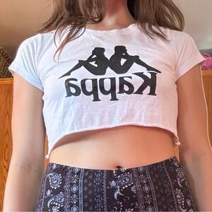Kappa cropped tee